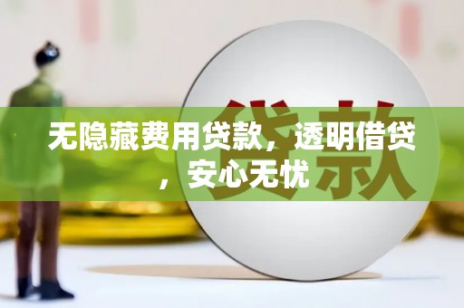 嫩江无隐藏费用贷款，透明借贷，安心无忧
