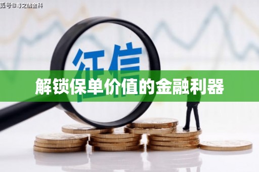 嫩江解锁保单价值的金融利器