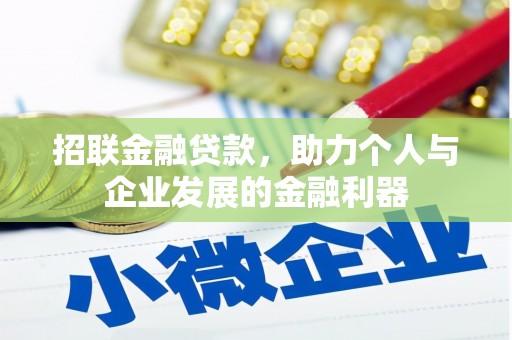 嫩江招联金融贷款，助力个人与企业发展的金融利器