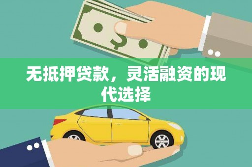 嫩江无抵押贷款，灵活融资的现代选择