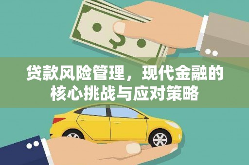 嫩江贷款风险管理，现代金融的核心挑战与应对策略