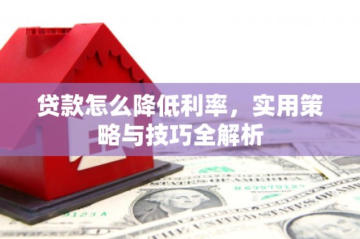 嫩江贷款怎么降低利率，实用策略与技巧全解析