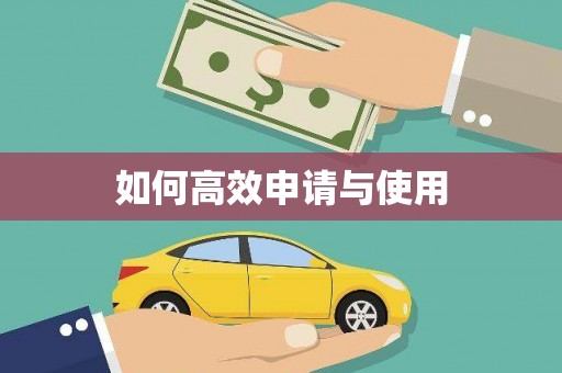 嫩江如何高效申请与使用