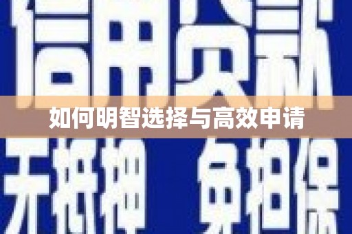 嫩江如何明智选择与高效申请